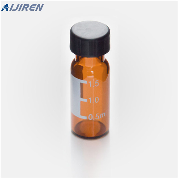 Wholesales brown 2ml aijiren hplc vials with ptfe liner pp cap price